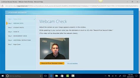 " If your camera and microphone are detected and work properly in this check, then they should also work in the pre-exam webcam check. . Does respondus lockdown browser detect hdmi